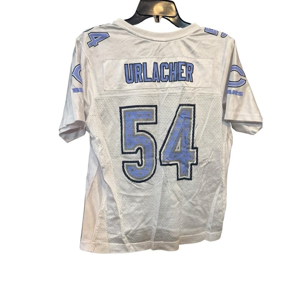 CHICAGO BEARS NFL FOOTBALL JERSEY BRIAN URLACHER #54 LIGHT BLUE WOMENS Large - Picture 7 of 7